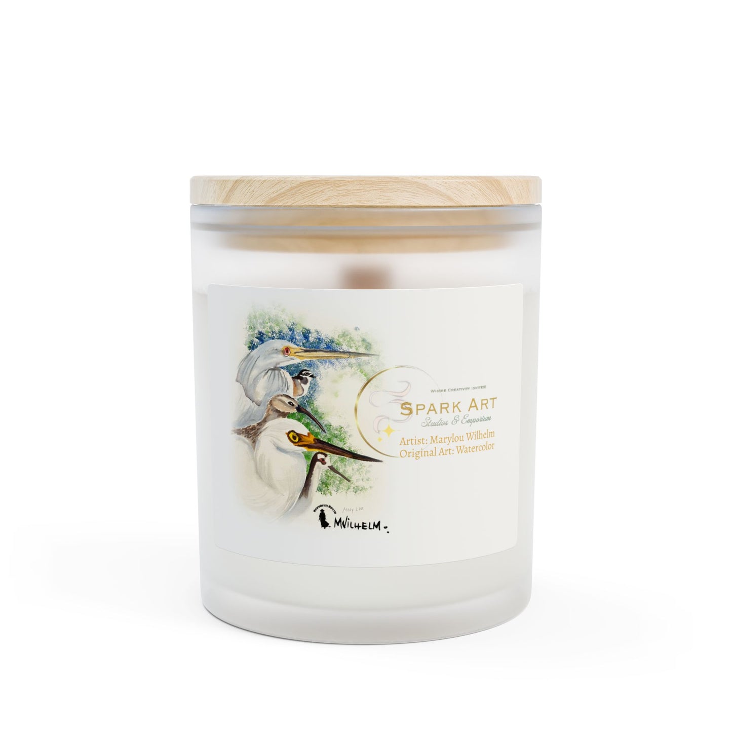 Bird Image Candle