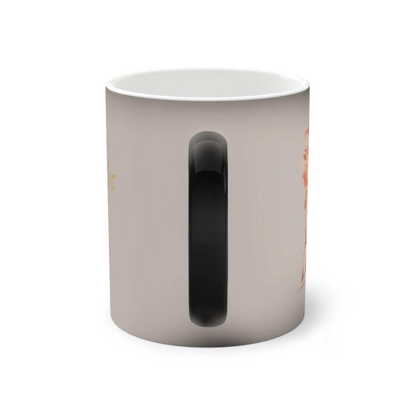 Color-Changing Mug – Cat Portrait Heat Reveal Coffee Cup