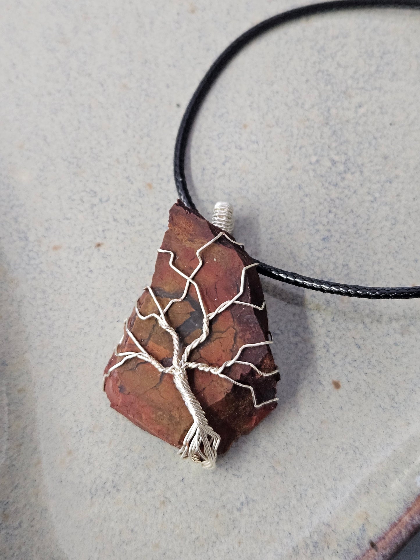 Silver Tree of Life on Oregon Stone