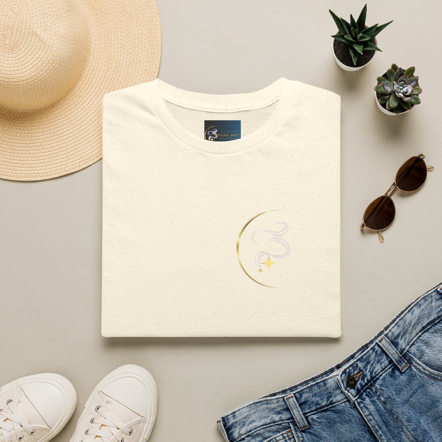 T-Shirt — Skull and Floral