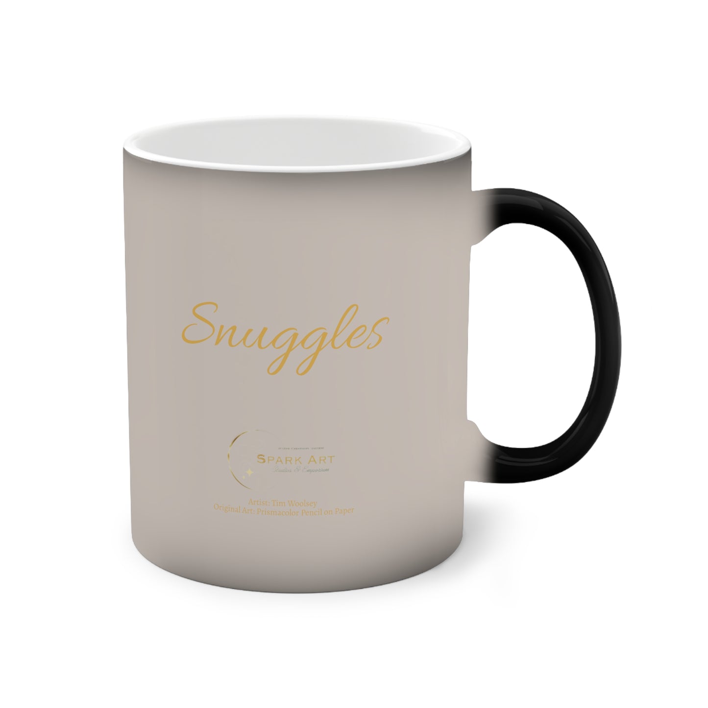 Color-Changing Mug – Cat Portrait Heat Reveal Coffee Cup