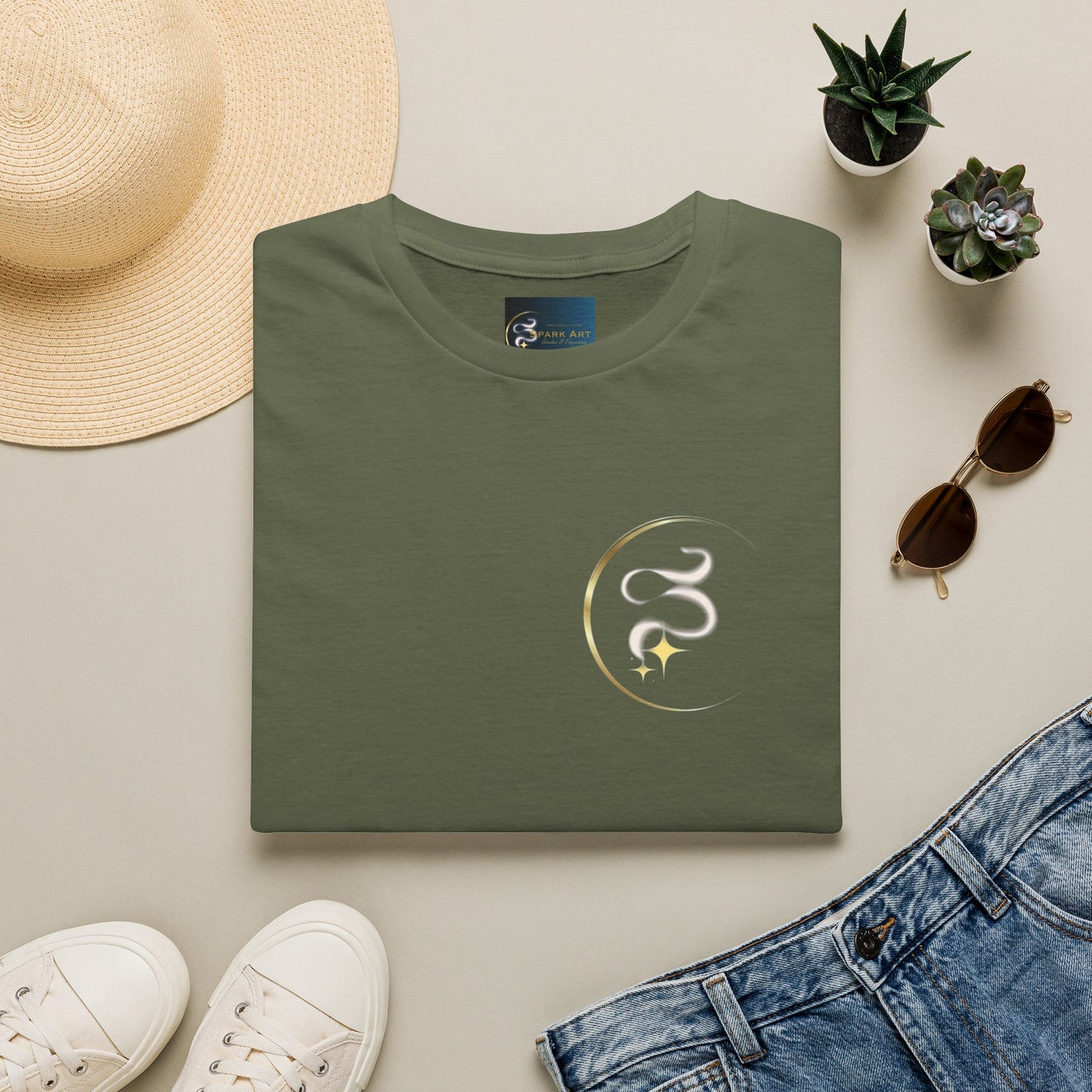T-Shirt — Skull and Floral