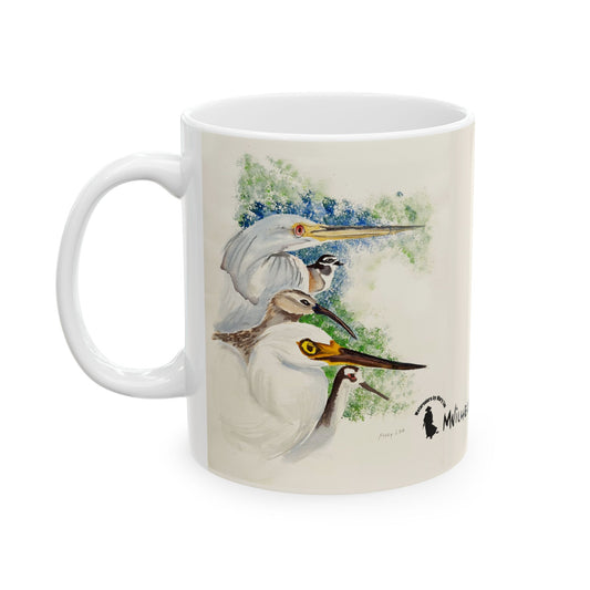 Birds Ceramic Mug, (11oz, 15oz)