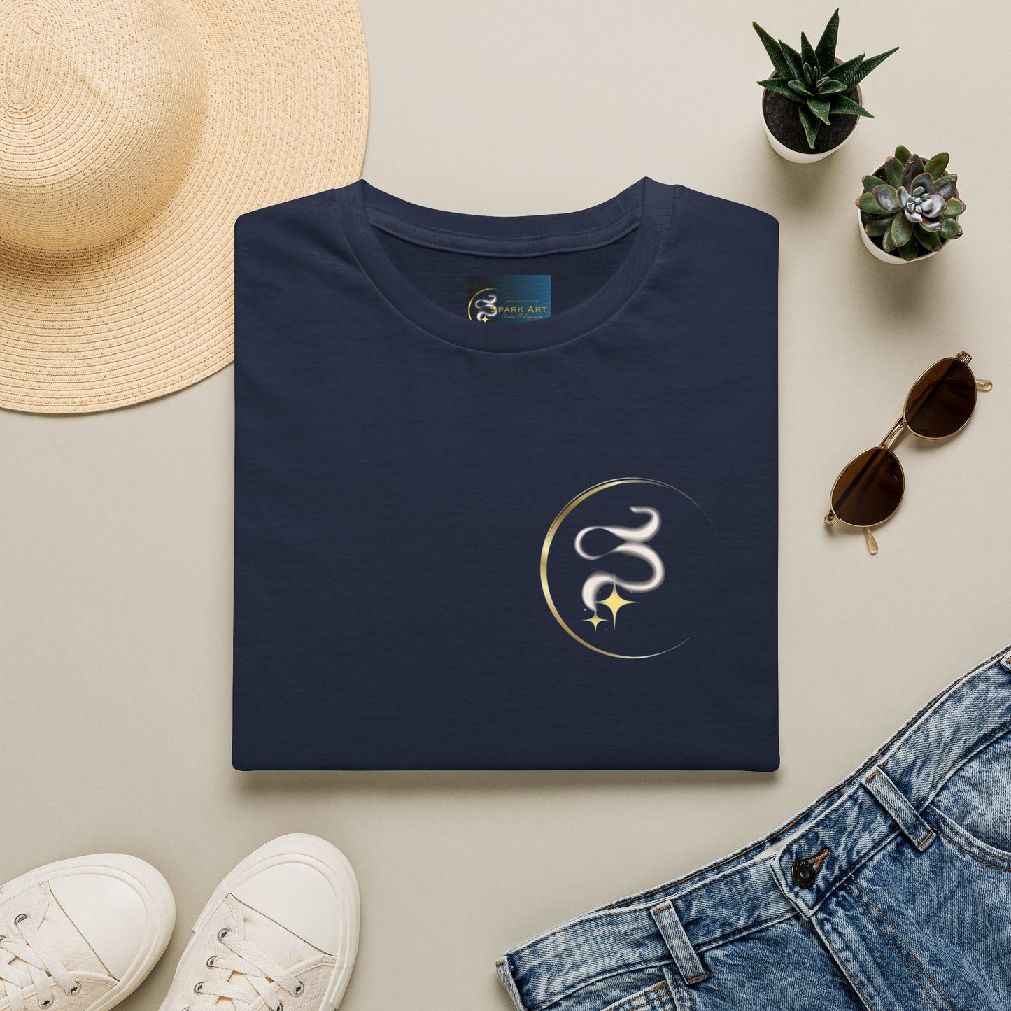 T-Shirt — Skull and Floral