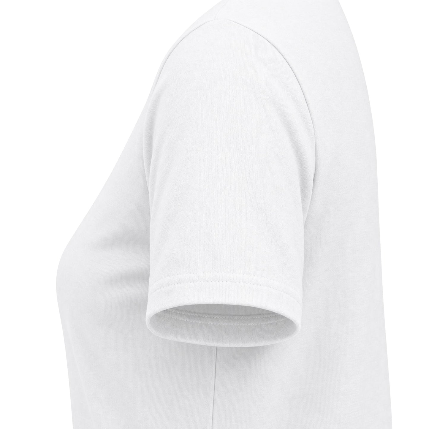 Women's Crane Design Tee — Classic White Crewneck T-Shirt